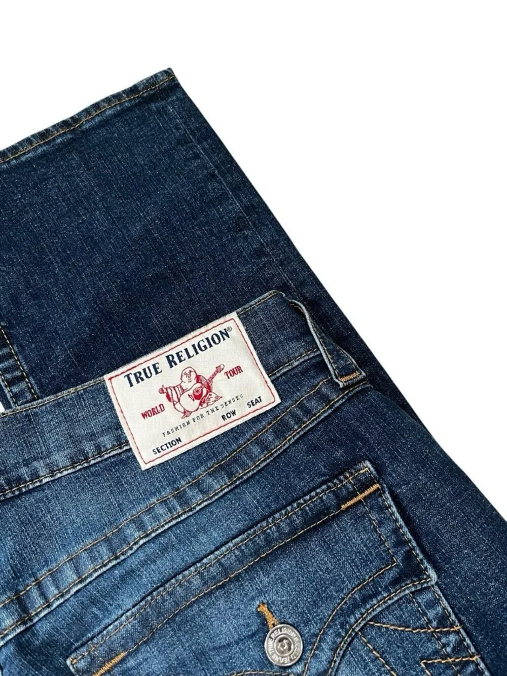 True Religion Ricky Relaxed Flap pocket Straight jeans Men's size 34